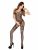 Passion BS018: Straps-Catsuit, schwarz (One Size)